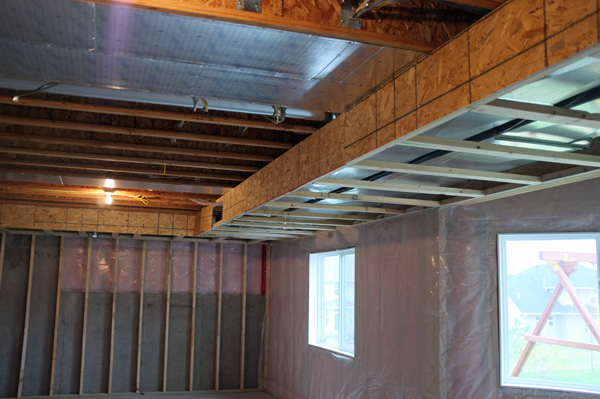 Basement Soffits and How to Build them