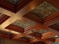 Coffered Ceiling Wood Veneer & Crown