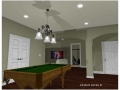 Arches and TV built-ins added