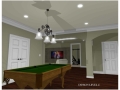 LED Rope lighting and crown molding added
