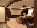 Home Theater Wall After Build