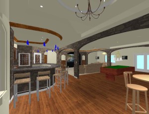 Baity Basement Design View